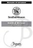 Manuale di istruzioni. Smith & Wesson 22A/22S Sport