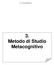 3. Metodo di Studio Metacognitivo