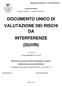 DOCUMENTO UNICO DI VALUTAZIONE DEI RISCHI DA INTERFERENZE (DUVRI)