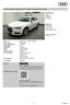 null Audi A4 Avant Sport Business 2.0 TDI quattro 110 kw (150 CV) 6 marce Informazione Offerente Prezzo ,00 IVA detraibile