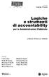 Logiche e strumenti di accountability