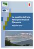 Provincia di Piacenza. La qualità dell aria nella provincia di Piacenza