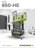 BIBI 850-HE CRAWLER SCISSOR LIFT