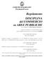 Regolamento DISCIPLINA del COMMERCIO su AREE PUBBLICHE L. n. 15 del , Regione Lombardia