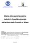 Atlante delle specie faunistiche indicatrici di qualità ambientale nel territorio della Provincia di Milano