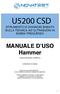 U5200 CSD STRUMENTO DI DIAGNOSI BASATO SULLA TECNICA AD ULTRASUONI IN BASSA FREQUENZA. MANUALE DʼUSO Hammer. ( Versione del software HAMMER 5k )