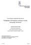 Pedagogia e formazione continua: scuola, comunità, territorio*