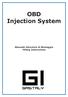 OBD Injection System. Manuale Istruzioni di Montaggio Fitting Instructions