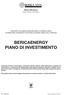 BERICAENERGY PIANO DI INVESTIMENTO