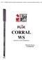CORRAL WS. Manuale di posa e installazione. FLYK CORRAL WS,mini barriera autoalimentata, wireless Long range bidirezionale Rev. 1.