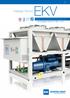 Catalogo Tecnico. Refrigeratori d acqua condensati ad aria con compressori a vite Capacità frigorifera nominale: kw 50 Hz