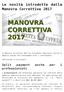 Le novità introdotte dalla Manovra Correttiva 2017