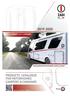 CATALOGO PRODOTTI PER MOTORHOMES & CAMPER CATALOGO PRODOTTI PER MOTORHOME, CAMPER & CARAVAN PRODUCTS CATALOGUE FOR MOTORHOMES CAMPERS & CARAVANS