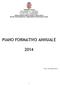 PIANO FORMATIVO ANNUALE