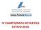 IV CAMPIONATO ATHLETICS ESTIVO 2019