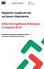 Rapporto congiunturale sul lavoro dipendente. Città metropolitana di Bologna I trimestre 2019