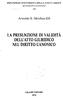 LA PRESUNZIONE DI VALIDITA DELL'ATTO GIURIDICO NEL DIRITTO CANONICO