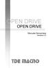 OPEN DRIVE OPEN DRIVE. Manuale Sensorless Versione 3.0