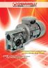 MOTORIDUTTORI E RIDUTTORI A VITE SENZA FINE WORM GEARED MOTORS AND WORM GEAR UNITS CHM CHME CHM CHMR CHMRE