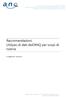 Raccomandazioni Utilizzo di dati dell ANQ per scopi di ricerca. 21 maggio 2019 / versione 2.2