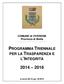 COMUNE di VIVERONE Provincia di Biella PROGRAMMA TRIENNALE PER LA TRASPARENZA E L INTEGRITÀ. ai sensi del D.Lgs. 33/2013