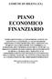 PIANO ECONOMICO FINANZIARIO