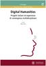 Digital Humanities. Progetti italiani ed esperienze di convergenza multidisciplinare. Convegni. Studi umanistici Quaderni DigiLab.