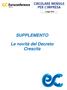 maggio 2019 SUPPLEMENTO Le novità del Decreto Crescita