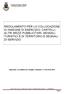 REGOLAMENTO PER LA COLLOCAZIONE DI INSEGNE DI ESERCIZIO, CARTELLI, ALTRI MEZZI PUBBLICITARI, SEGNALI TURISTICI E DI TERRITORIO E SEGNALI DI SERVIZIO