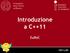 Introduzione a C++11. EuRoC. IAS-Lab