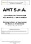 AMT S.P.A. AZIENDA MOBILITÀ E TRASPORTI SPA VIA L.MONTALDO GENOVA DOCUMENTO UNICO DI VALUTAZIONE. (art.26, c.3 del D.Lgs.