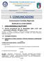 NUMERO COMUNICATO 7 DATA COMUNICATO 15/09/2018 STAGIONE SPORTIVA 2018/ COMUNICAZIONI. Comunicazioni Comitato Regionale