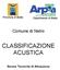 CLASSIFICAZIONE ACUSTICA