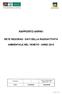 RAPPORTO ARPAV: RETE RESORAD - DATI DELLA RADIOATTIVITÀ AMBIENTALE NEL VENETO - ANNO