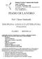 PIANO DI LAVORO. Prof. Chiara Martinelli DISCIPLINA: LINGUA E LETTERATURA ITALIANA