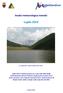 Analisi meteorologica mensile. Luglio luglio 2019 Lago di Calaita (Efisio Siddi)