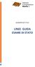 ALLEGATO AL P.T.O.F LINEE GUIDA ESAME DI STATO