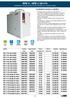 RPE X - HPE X Refrigeratori d acqua e pompe di calore aria/acqua con ventilatori assiali