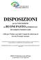 DISPOSIZIONI. del comparto Funzioni Locali. valide per l Unione e per tutti i Comuni che aderiscono al Servizio Personale Associato