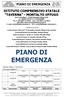 PIANO DI EMERGENZA - PLESSI SCOLASTICI -