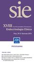 XVIII Corso Post-specialistico di Formazione in. Endocrinologia Clinica PROGRAMMA. Pisa, Gennaio 2015 TEMI DEL CORSO