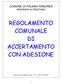 COMUNE DI PALMAS ARBOREA PROVINCIA DI ORISTANO REGOLAMENTO COMUNALE DI ACCERTAMENTO CON ADESIONE