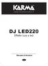 DJ LED220 Effetto luce a led Manuale di istruzioni