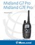 Midland G7 Pro Midland G7E Pro