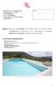 Oggetto: Realizzazione, o solo fornitura, piscina modello Classica 4x12,5, pareti prefabbricate. Caratteristiche principali piscina: