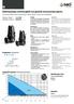 Elettropompe sommergibili con girante monocanale aperto Submersible electropumps with open channel impeller