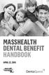 MASSHEALTH DENTAL BENEFIT HANDBOOK