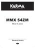 MMX 54ZM Mixer 4 zone Manuale di istruzioni