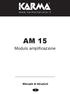 AM 15 Modulo amplificazione Manuale di istruzioni