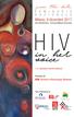 HIV. voice. save the date. Milano, 6 dicembre 2017 Sala Sottofedericiana - Veneranda Biblioteca Ambrosiana